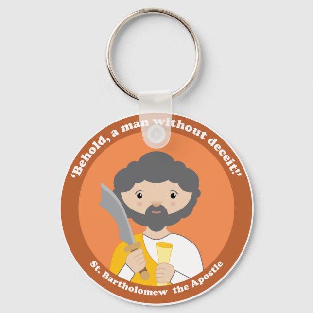 St. Bartholomew the Apostle Key Ring (Front)