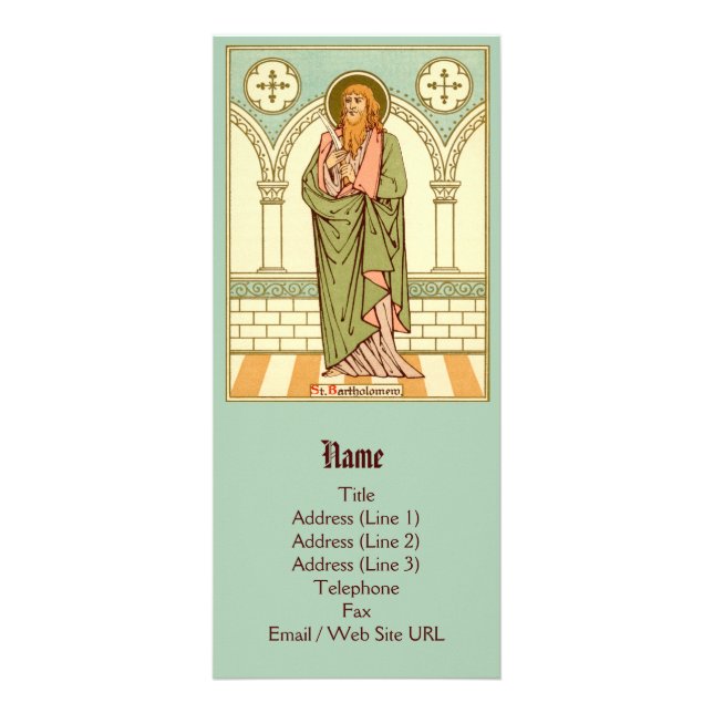 St. Bartholomew the Apostle (RLS 03) (Style 1) Rack Card (Front)