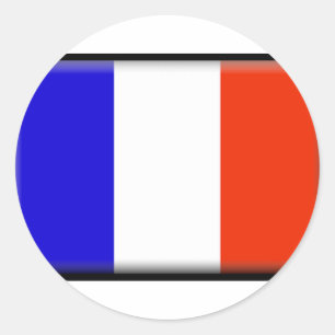 St. Barts Flag Classic Round Sticker