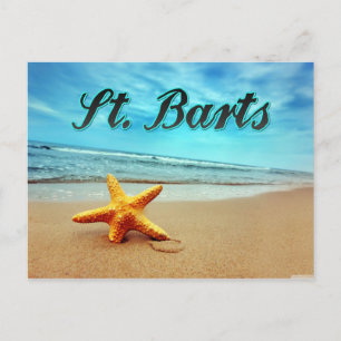 St. Barts starfish Postcard