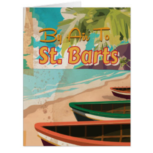 St. Barts Vintage Travel Poster