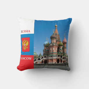 St.Basil Cathedral in Moscow Cushion