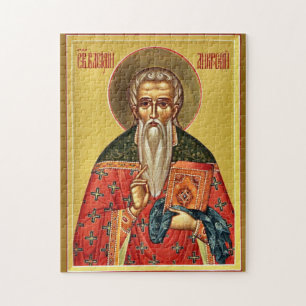 St. Basil of Ancyra Orthodox Christian Icon  Jigsaw Puzzle