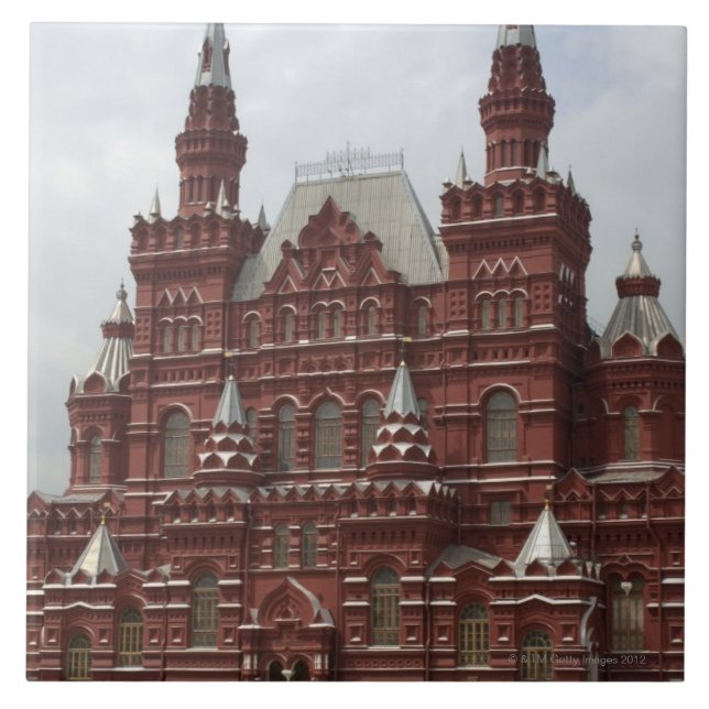 St. Basils Cathedral in Red Square, Kremlin, Tile (Front)
