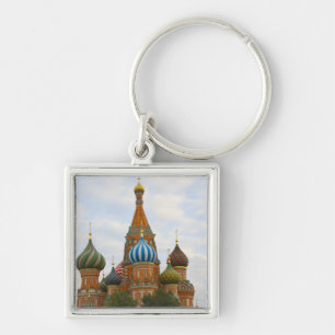 St. Basil's Cathedral in Red Square, Moscow Key Ring