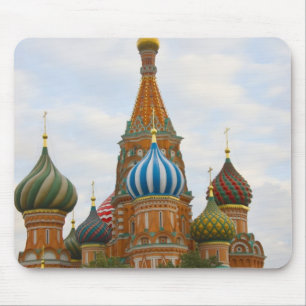 St. Basil's Cathedral in Red Square, Moscow Mouse Pad