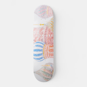 St Basil's Cathedral In Snowstorm Skateboard