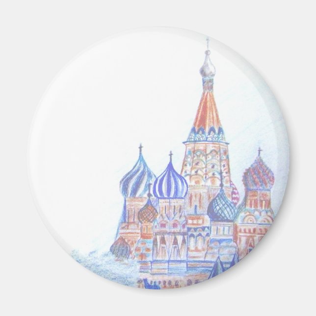 St. Basil's Cathedral Magnet (Front)