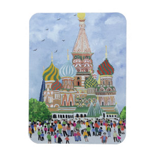 St. Basil's Cathedral Red Square 1995 Magnet