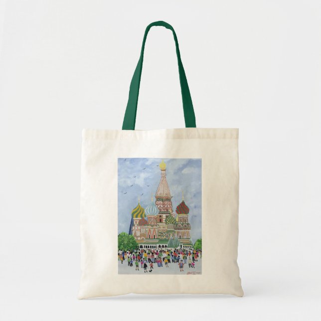 St. Basil's Cathedral Red Square 1995 Tote Bag (Front)