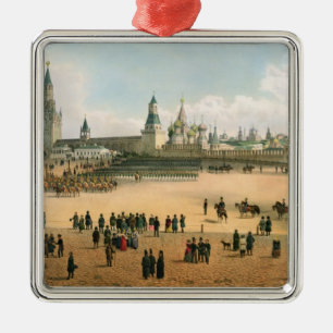 St. Basil's Cathedral seen from the Kremlin, from Metal Tree Decoration