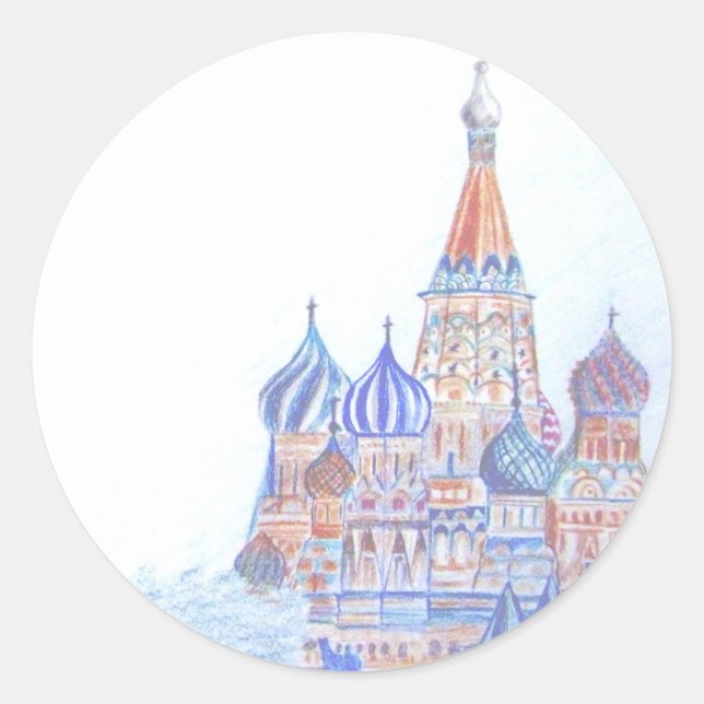 St. Basil's Cathedral Sticker (Front)