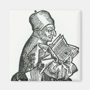 St. Bede from 'Liber Chronicarum' Magnet