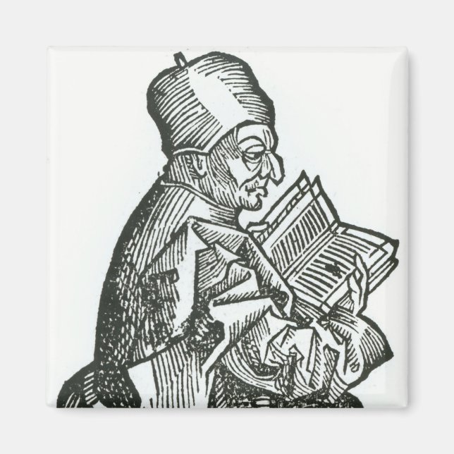St. Bede  from 'Liber Chronicarum' Magnet (Front)