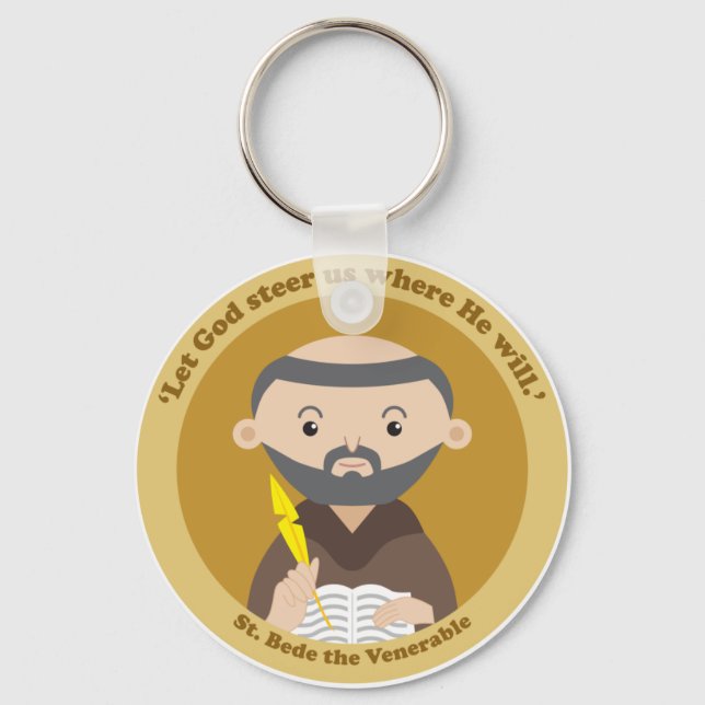 St. Bede the Venerable Key Ring (Front)