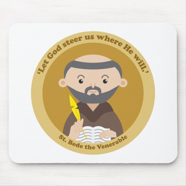 St. Bede the Venerable Mouse Pad (Front)