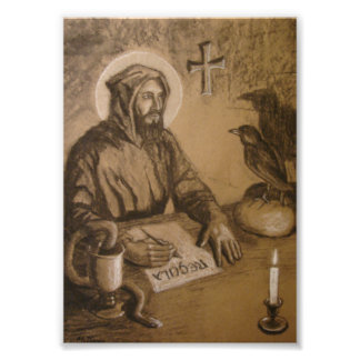 St. Benedict, 5"x7" Photo Print