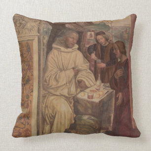 St. Benedict against a Landscape, from the Life o Cushion