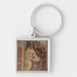 St. Benedict against a Landscape, from the Life o Key Ring