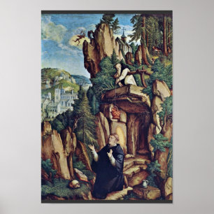 St. Benedict In Prayer By Meister Von Meßkirch Poster