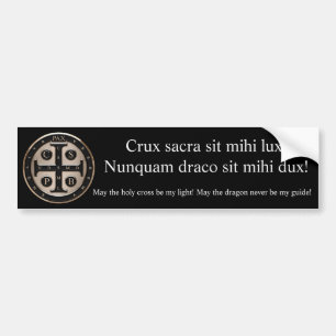 St. Benedict Medal Bumper Sticker