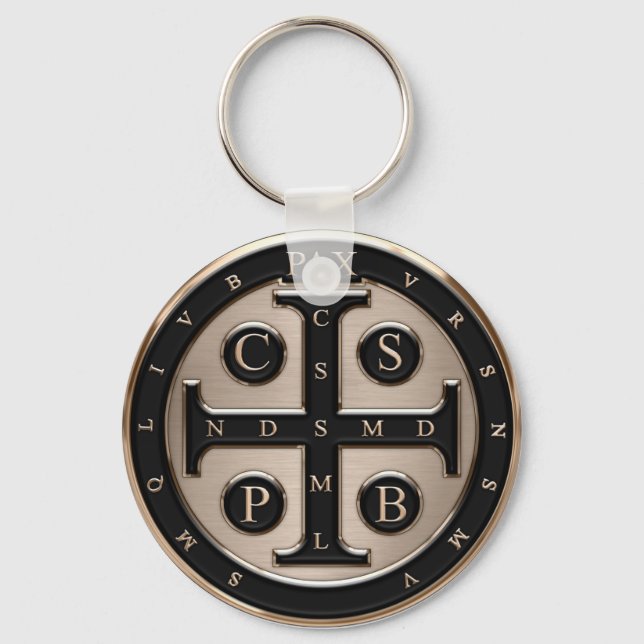 St. Benedict Medal Key Ring (Front)