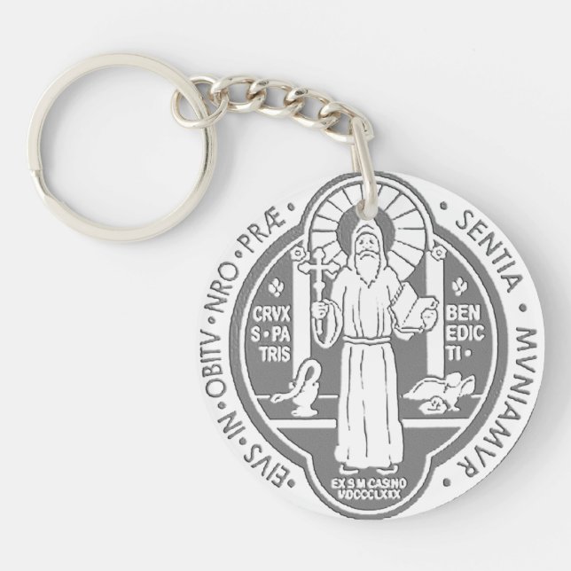 ST BENEDICT MEDAL KEY RING (Front)