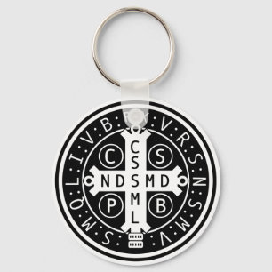 St. Benedict Medal Keychains, Various Styles Key Ring