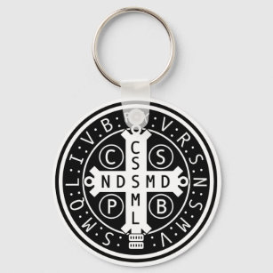 St. Benedict Medal Keychains, Various Styles Key Ring