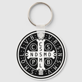 St. Benedict Medal Keychains, Various Styles Key Ring