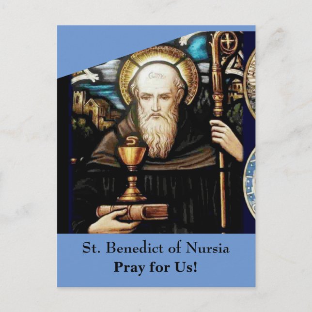 St. Benedict of Nursia Card (Front)