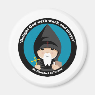 St Benedict of Nursia Magnet