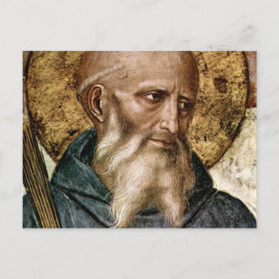 St Benedict Of Nursia Postcard