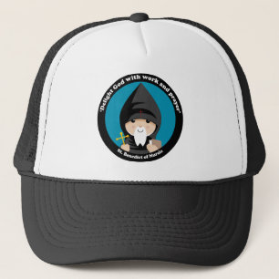 St Benedict of Nursia Trucker Hat