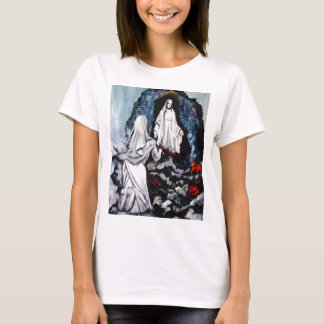 St Bernadette at the Grotto T-Shirt