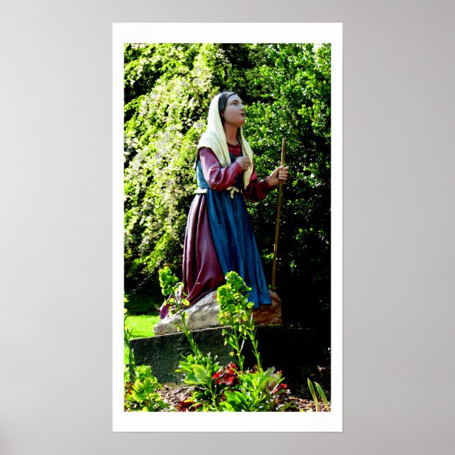 St Bernadette Fine Art Photograph Poster (Front)