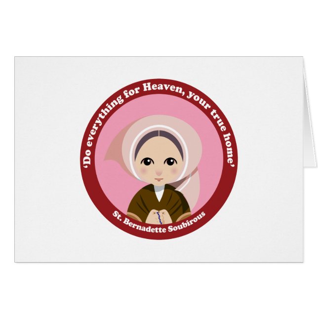 St. Bernadette Soubirous (Front Horizontal)