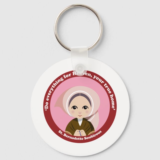 St. Bernadette Soubirous Key Ring (Front)