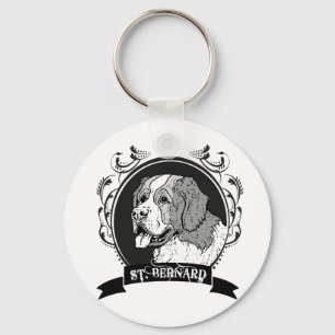 ST. BERNARD (3) KEY RING