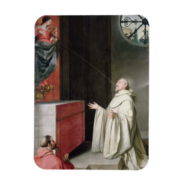 St. Bernard and the Virgin Magnet (Vertical)
