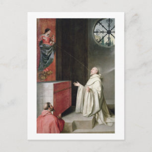St. Bernard and the Virgin Postcard