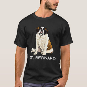 St Bernard Crazy Dog Lover T-Shirt
