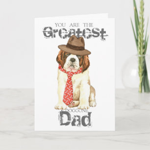 St. Bernard Dad Card