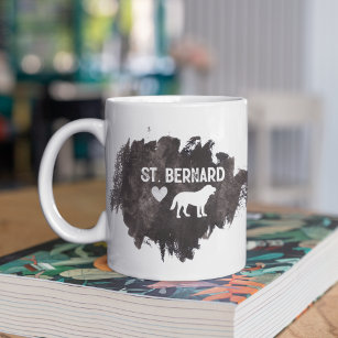 St. Bernard Dad Dog Breed Lover Father's Day Coffee Mug