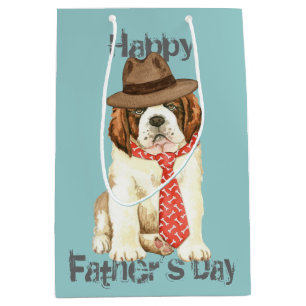 St. Bernard Dad Medium Gift Bag