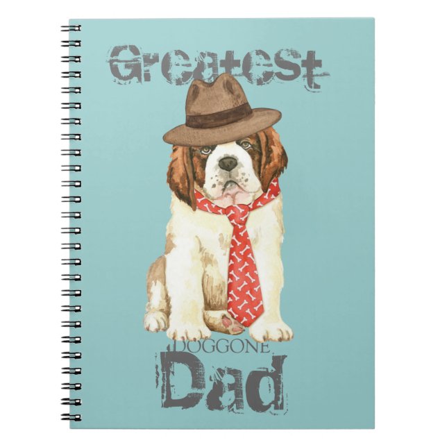 St. Bernard Dad Notebook (Front)
