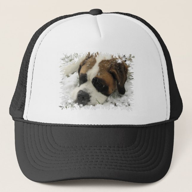 St Bernard Dog Baseball Hat (Front)