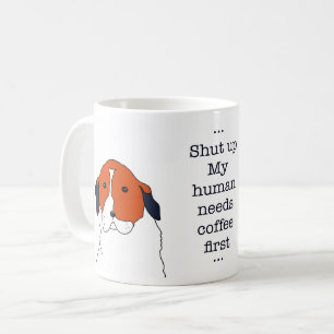 St. Bernard Dog Coffee Humour Cute Design Mug