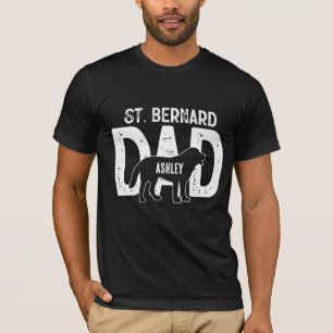 St. Bernard Dog Dad Puppy Dad T-Shirt