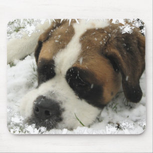 St Bernard Dog Mouse Pad